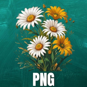 Floral Cottagecore PNG | Spring Flowers Sublimation Design | Botanical Digital Download File | Summer Flower Nature Design for Shirt for Mug
