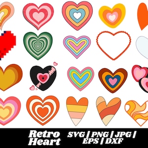 Heart SVG Bundle, Heart Clipart, Doodle Hearts, Valentines Svg, Hand-drawn Heart svg, Valentine Heart svg, Cut Files Cricut, Silhouette