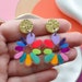 see more listings in the Flower Earrings section