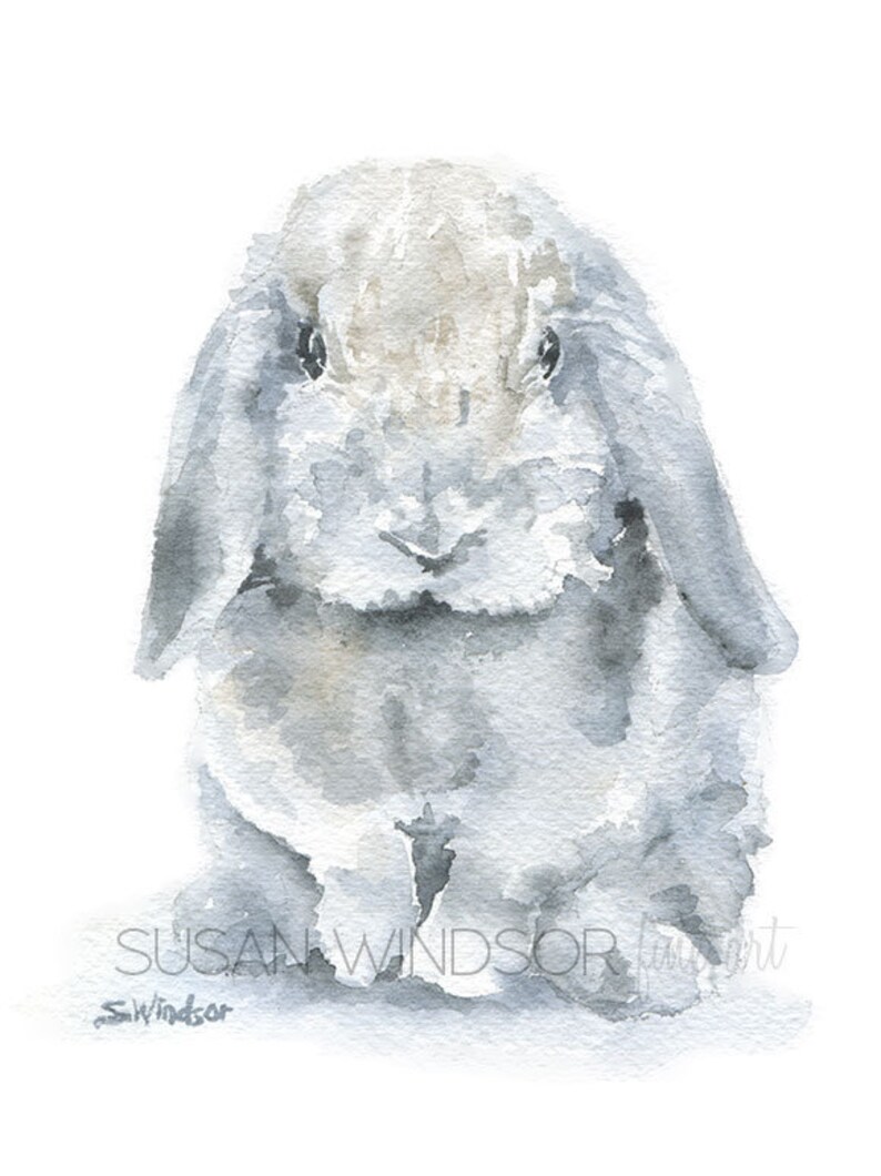 Woodland Watercolor Animal Art Prints Set of 4 Nursery | Etsy