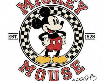 Retro Mickey PNG, Mickey SVG, Wakacje rodzinne png, Wycieczka rodzinna Png, Tryb wakacyjny Png, Magic Kingdom Png, Mickey Png, Myszka SVG, Plik Cricut