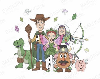 Clipart de Toy Story PNG, clipart de Pixar