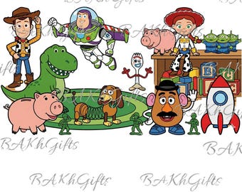 Clipart de Toy Story PNG, clipart de Pixar