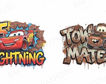 Cars Png, Lightning McQueen Png, Think Fast Cars Png, Png Cars Sublimation Design, Only Png, Digital File, Instant Download