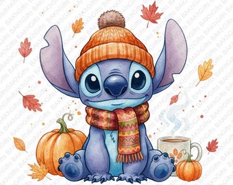 Stitch PNG Clipart, Lilo and Stitch, High quality 300 dpi Sublimation Design, Wall art print, shirt design, Digital Instant Download