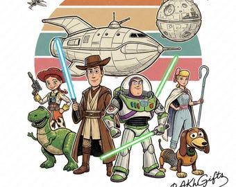 Juguetes y amigos retro de Star Wars (Png), Que el 4 de mayo te acompañe (Png), Vacaciones familiares (Png), Personajes de dibujos animados, El mejor día de la historia (Png), Modo vacaciones