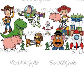Clipart de Toy Story PNG, clipart de Pixar