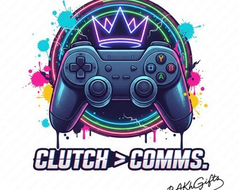 Clutch>Comms. Design per sublimazione di magliette PNG Download digitale png SOLO DIGITALE istantaneo, Design alla moda, Design per magliette PNG da giocatore