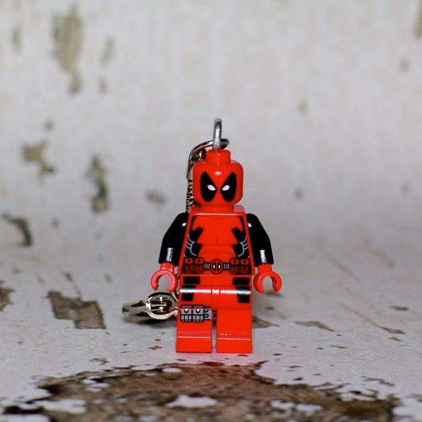 Deadpool LEGO key chain