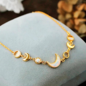 Moon Bracelet for Women – Stainless Steel, Celestial Jewelry, Lunar Gift, Adjustable, Free Shipping