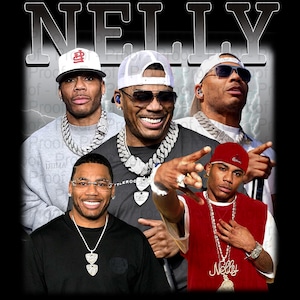 NELLY TShirt PNG Design, Bootleg Tee, Instant Download And Ready To Print