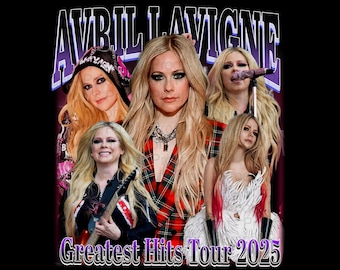 Avril Lavigne Digital SVG Megapack, 15 High Quality SVG, Pdf