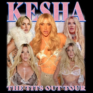 Kesha Tour 2025 TShirt PNG Design, Bootleg Tee, Instant Download And Ready To Print