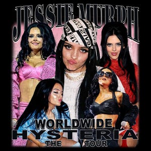 Jessie Murph Worldwide Hysteria The Tour TShirt PNG Design, Bootleg Tee, Instant Download And Ready To Print