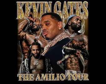 Kevin Gates The Amilio Tour T-Shirt PNG Design (Digital Download)