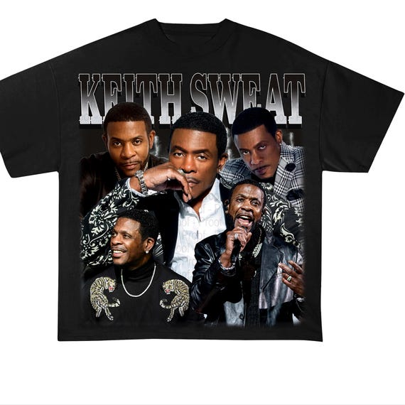 Keith Sweat Tshirt PNG Design, Bootleg Tee, Instant Download and