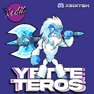 Diseño de Yetee Teros de Brawlhalla (diseño raro)
