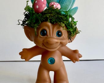 Small Gem Belly Troll Faux Succulent
