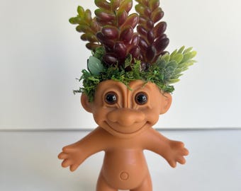 Troll Faux Succulent