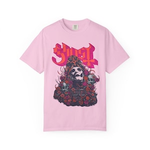 Maglietta Comfort Colors Ghost Tour / T-shirt grafica unisex per gli amanti della musica, Halloween, regalo, abbigliamento da festival, stile casual