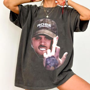 Comfort Colors Chris Brown Middle Finger Shirt, Concert 2025 Shirt, Chris Brown Breezy Bowl XX Graphic Tee, Music Y2k T-Shirt