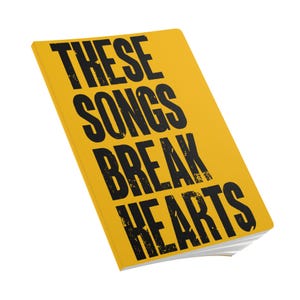 Dagboek songwriters | Deze nummers breken harten | GEEL | Notitieboek muziektekst | Songwriting-cadeau | Muziektheorie | Journaal voor creatief schrijven