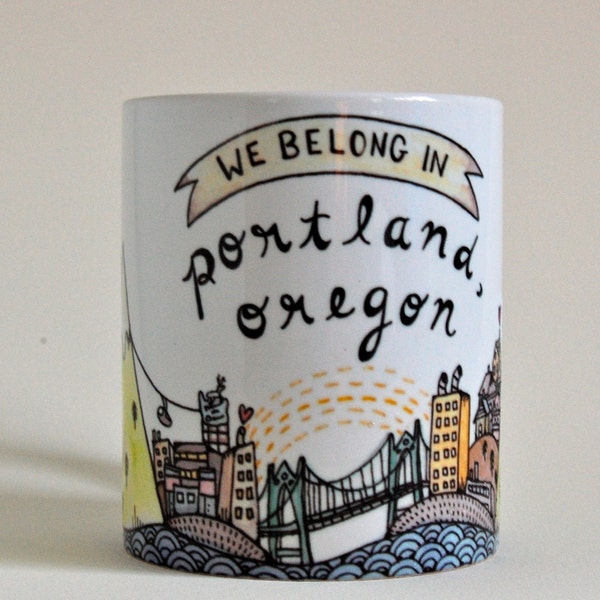 We Belong in Portland Mug