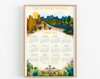 Wild Things 2023 Calendar