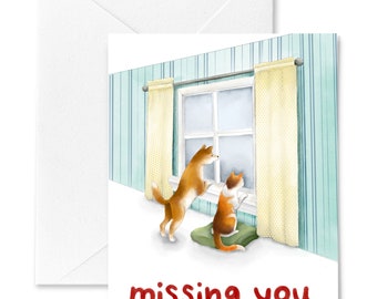 Missing You Card