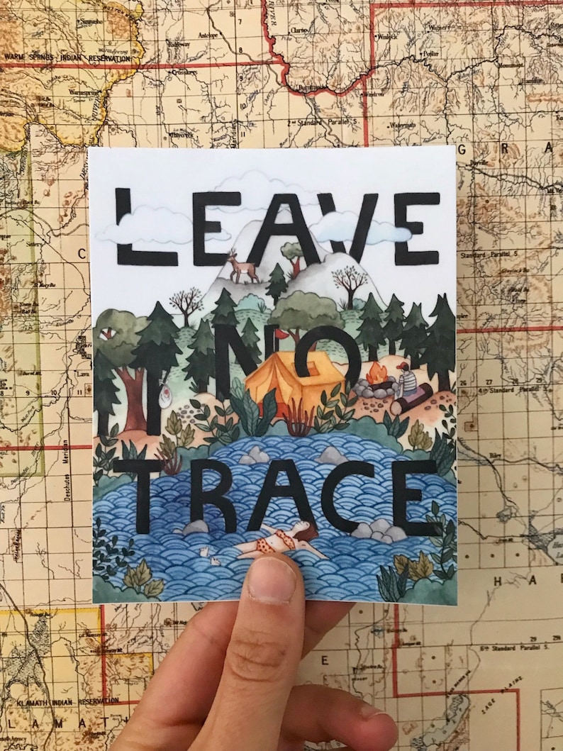 Leave No Trace Sticker