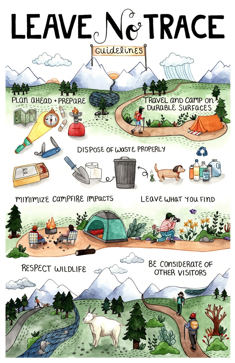 Leave No Trace Poster Etsy