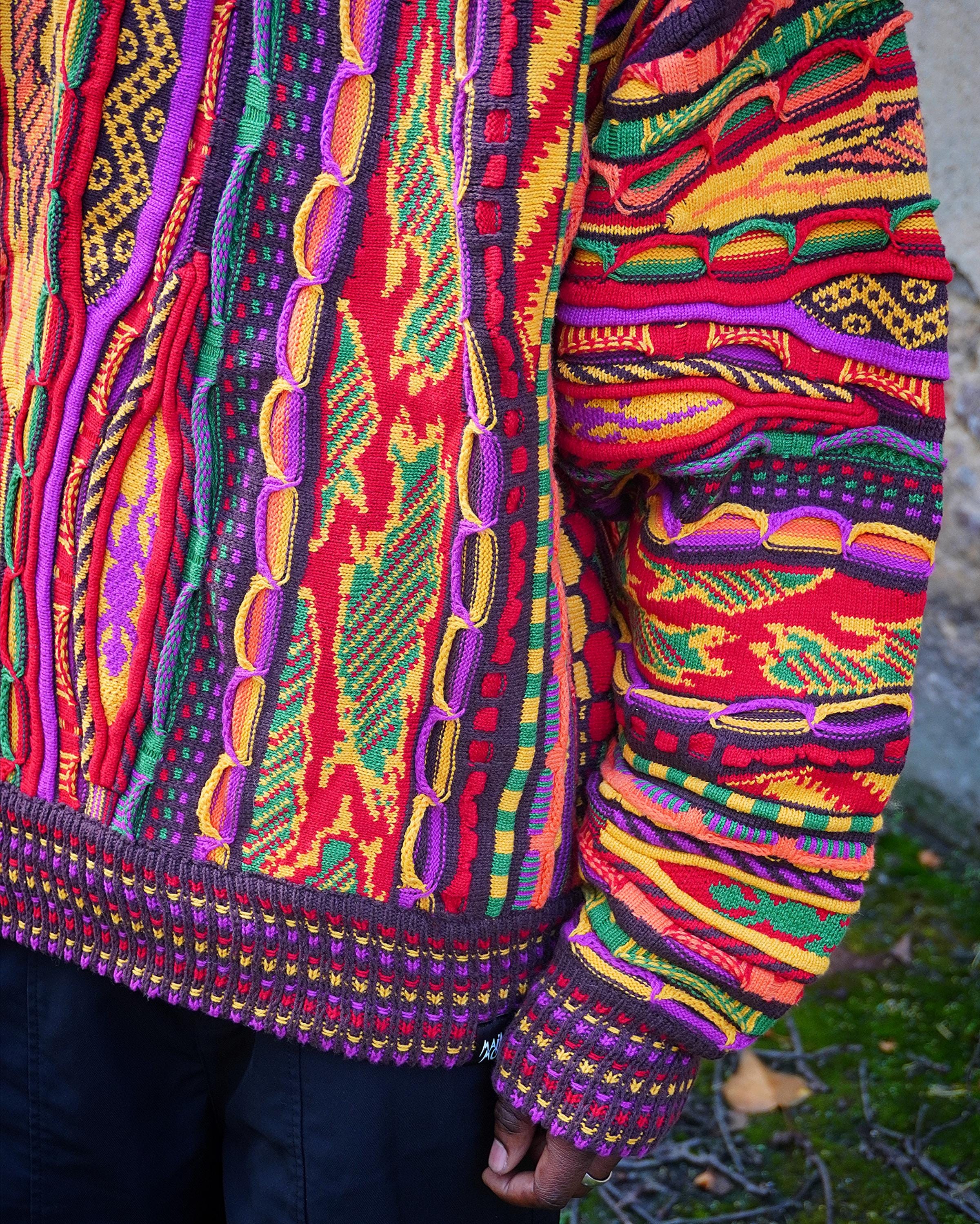 Knitted Pullover 90 Biggie Smalls Notorious Big Colorful