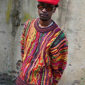 Coogi Sweater - Etsy