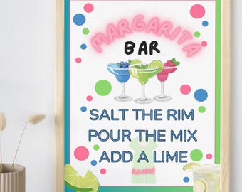 Printable Moo Moo’s & Margaritas Bar Sign