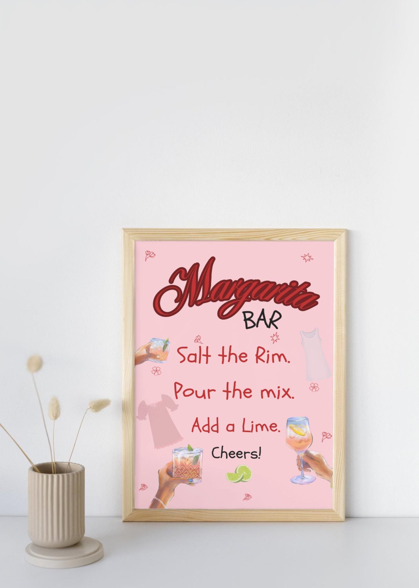 Moo Moo’s & Margaritas Digital Bar Sign