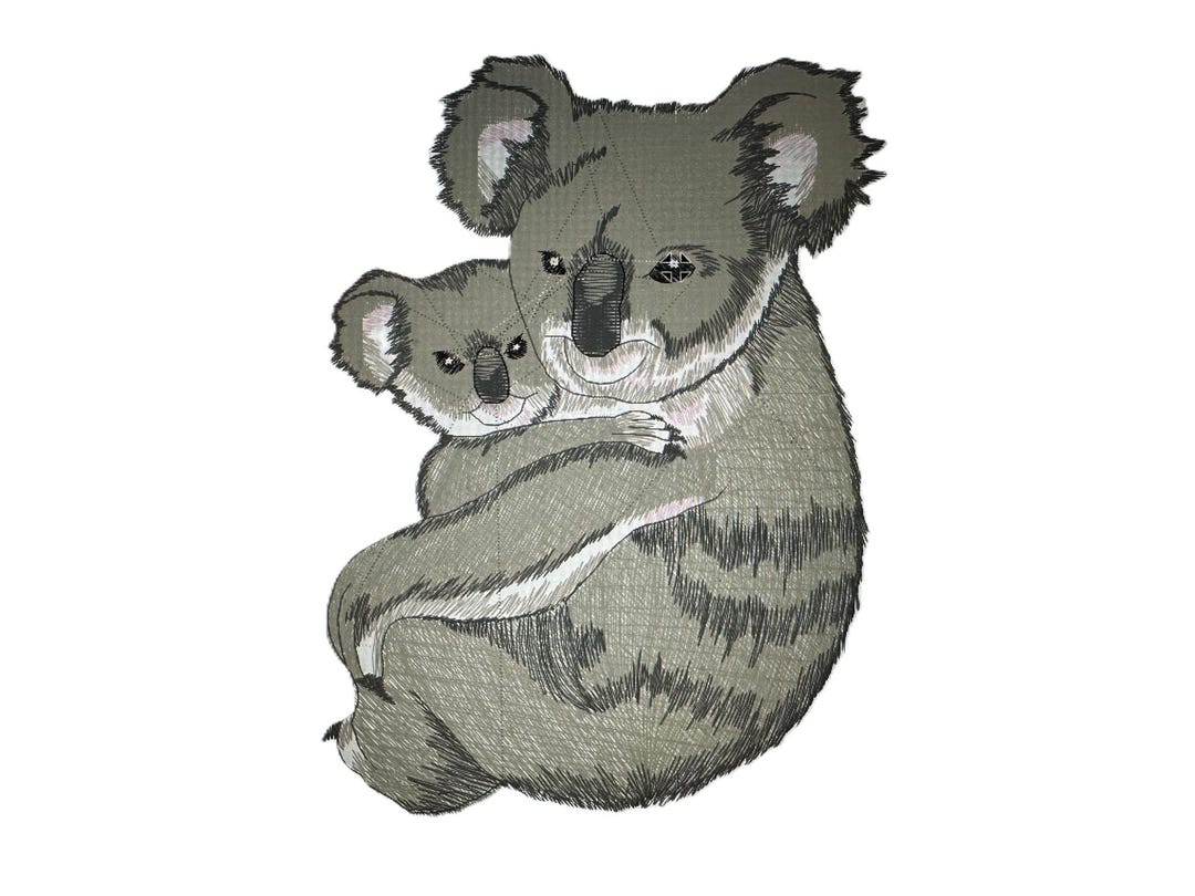Koala Machine Embroidery Design: Forest Animals (digital Download) - Etsy