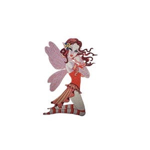 Fairy Embroidery Design - Machine Embroidery Instant Download File -Fairy