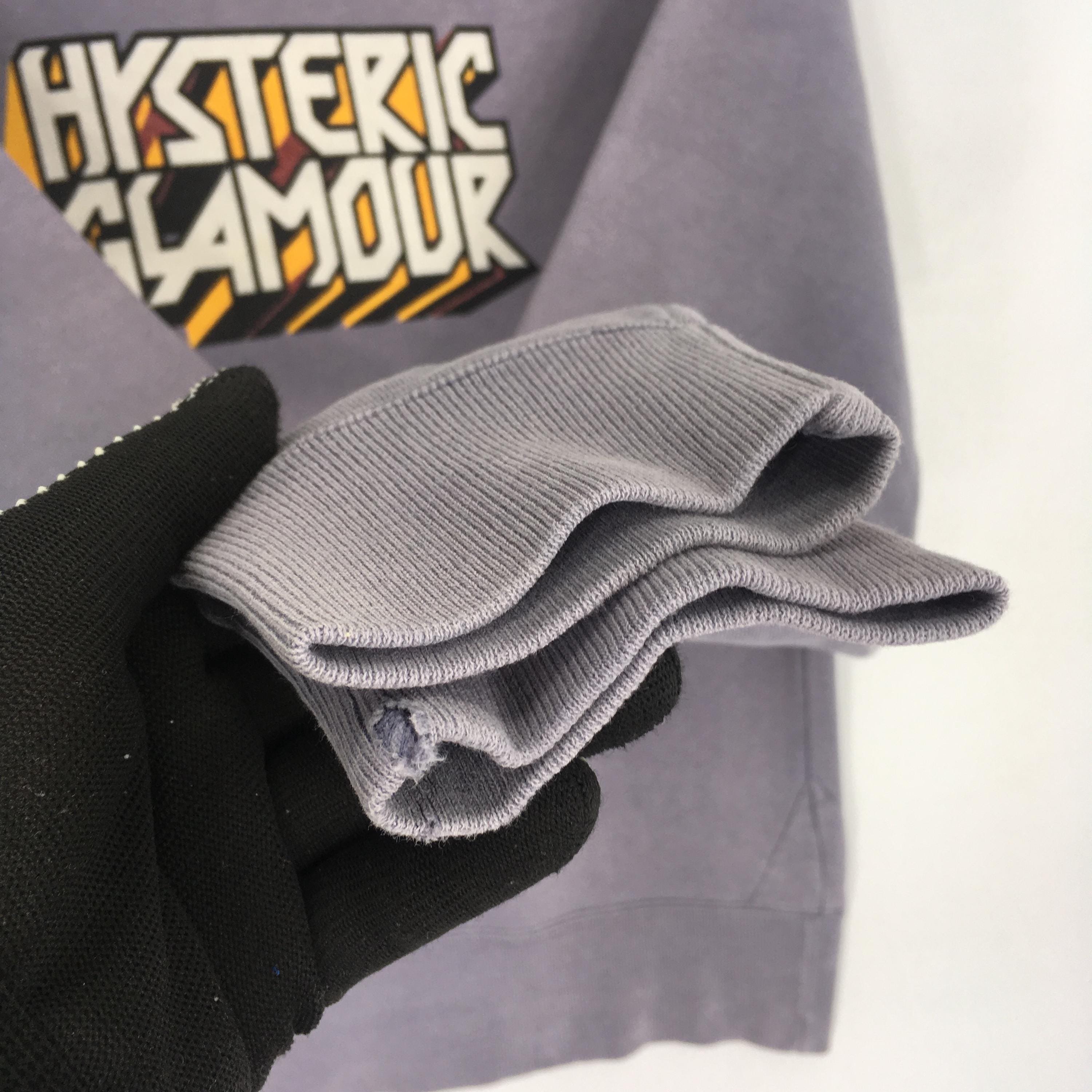 HYSTERIC'S グラフィックトレーナー ダークグレー Vintage 90's Hysteric Glamour Japan Faded Grey Sweatshirt Small