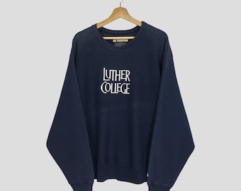 Champion Luther College トレーナー XL Vintage Luther College Rugby Crewneck Luther Sweater Blue Rugby