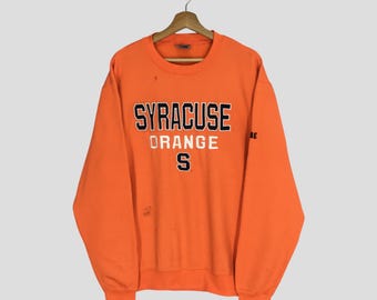 Vintage Syracuse Orange Ncaa Sweatshirt Large Syracuse Orange Football Spell Out Sweater Syracuse University Crewneck Syracuse Jumper Size L