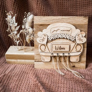 Personalized wedding gifts with wood & heart | Personalized wooden wedding gifts
