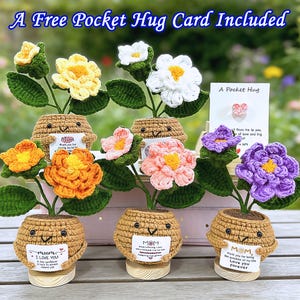 Gardenia de ganchillo en maceta, Gardenia en maceta, Regalos bonitos para mamá, Ideas de regalos para mujer, Camelia de ganchillo en maceta, Camelia