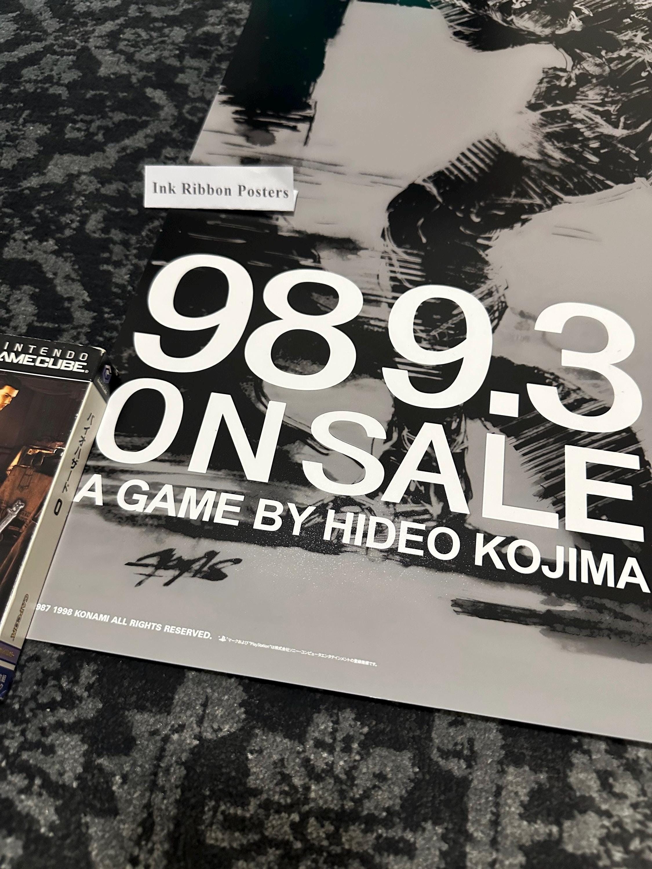 Metal Gear Solid Ps1 Promotional Japanese Poster Reprint B2 - Etsy