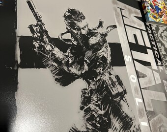 Metal Gear Solid Ps1 Promotional Japanese Poster Reprint B2 - Etsy