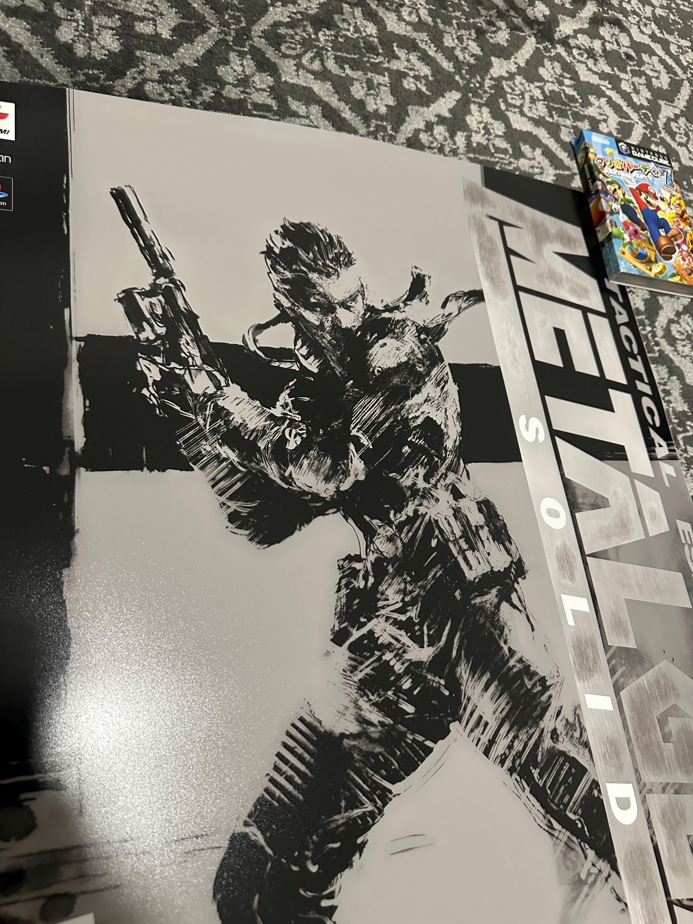 Metal Gear Solid Ps1 Promotional Japanese Poster Reprint B2 - Etsy