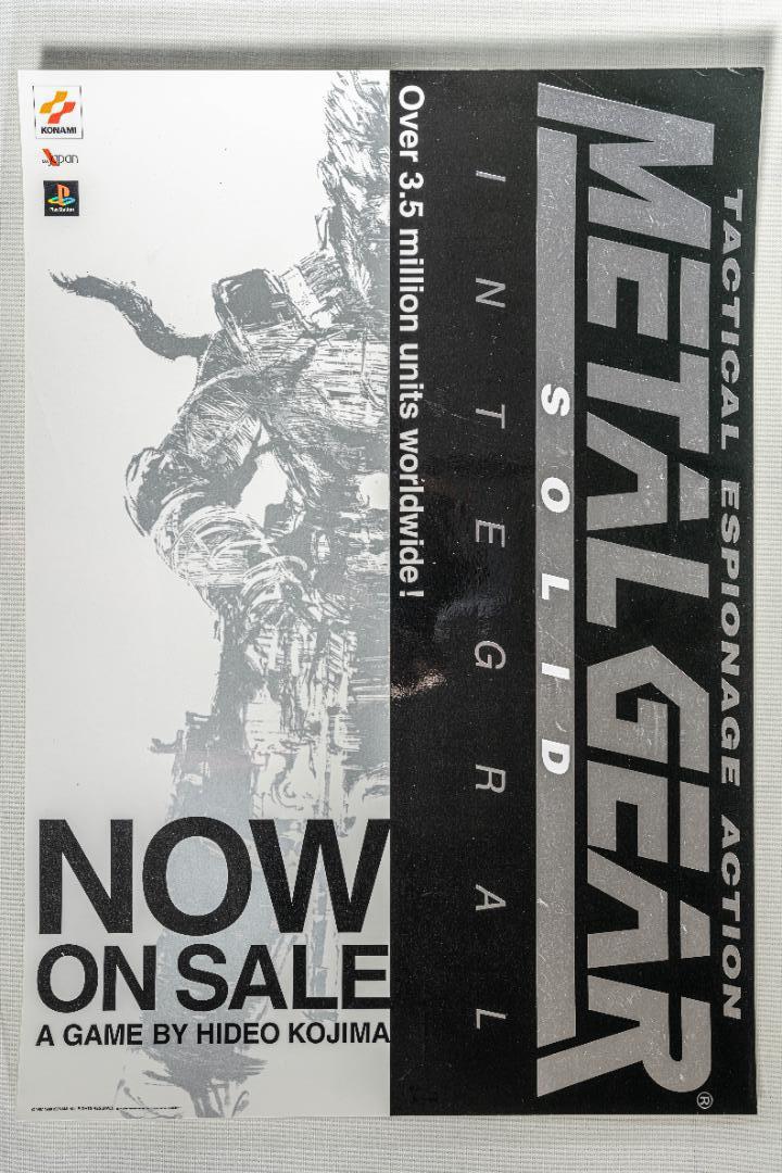 Metal Gear Solid Ps1 Promotional Poster Reprint B2 - Etsy