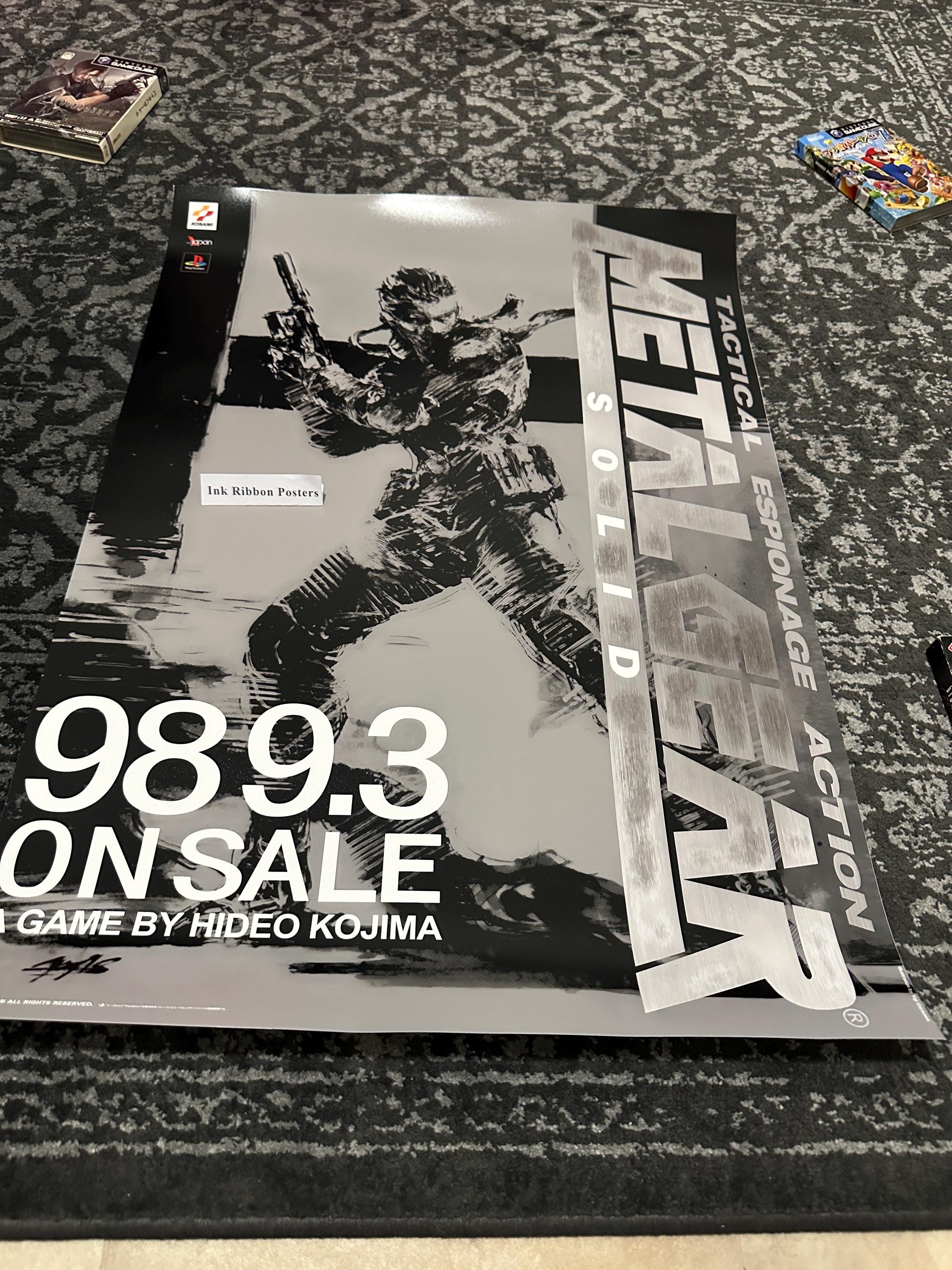 Metal Gear Solid Ps1 Promotional Japanese Poster Reprint B2 - Etsy