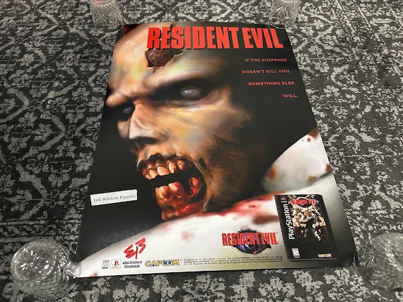Biohazard Resident Evil 1 Ps1 Zombie Poster B2 - Etsy