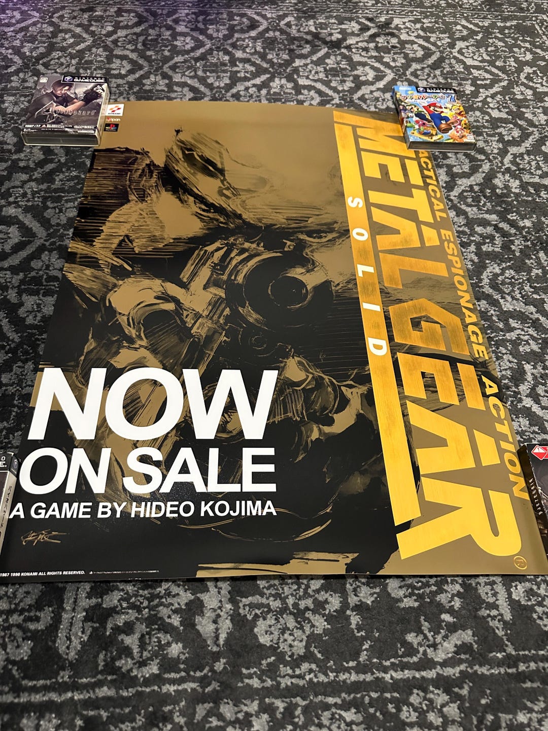L GEAR SOLID Poster ポスター 10枚+1枚セット Metal Gear Solid 1