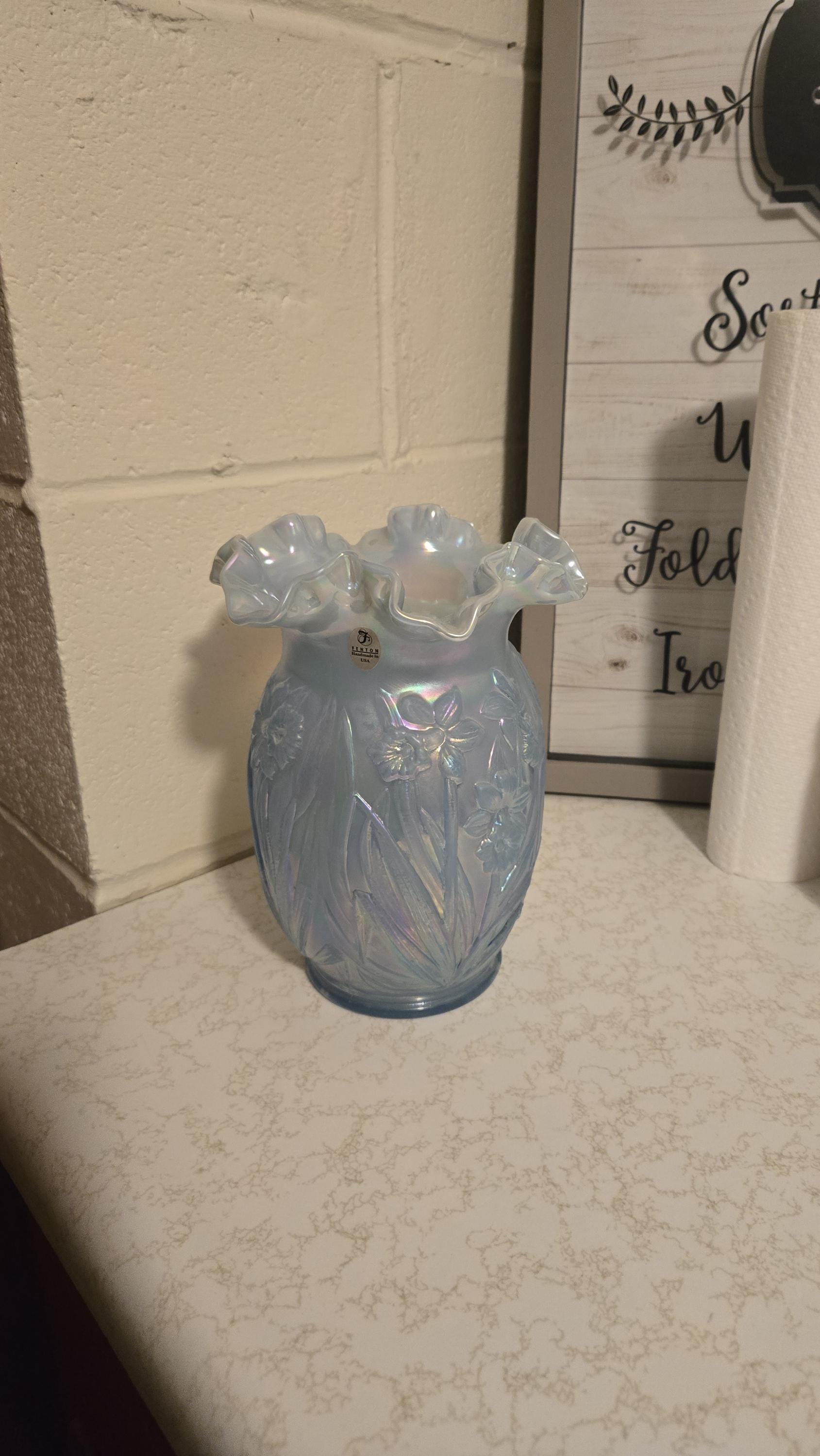 Rare Fenton Vase - Etsy